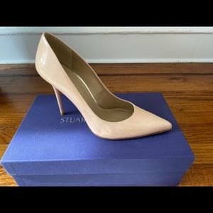 Stuart Weitzman Nancy Blush Aniline Pumps Size 7